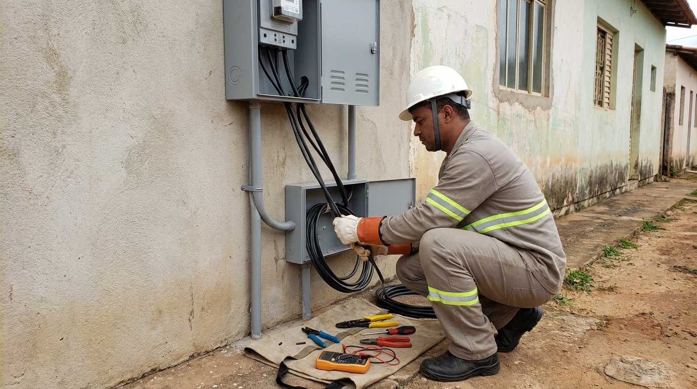 Regularização de Entrada de Energia no Centro, Santos‑SP
